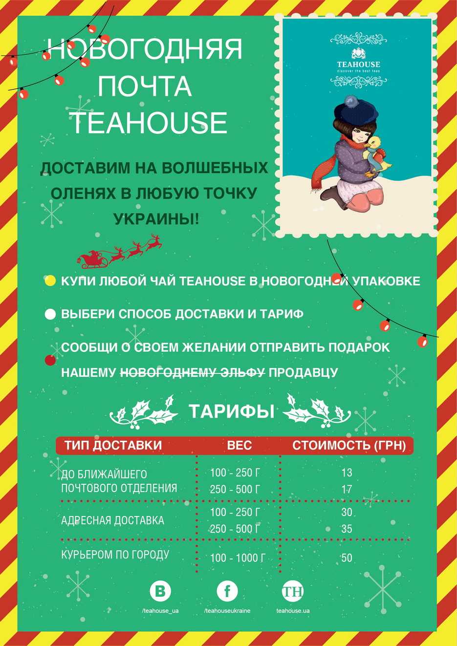 Новорічна пошта Teahouse! Новорічна пошта Teahouse!