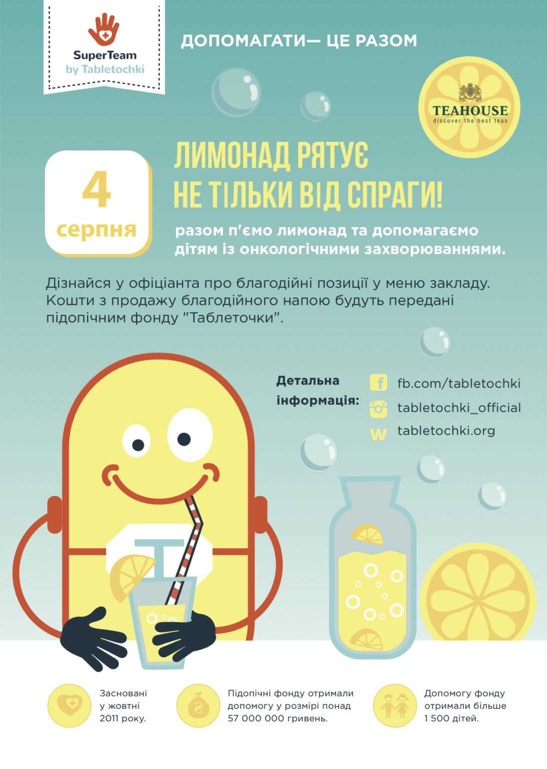 Благодійний День Лимонаду Благодійний День Лимонаду