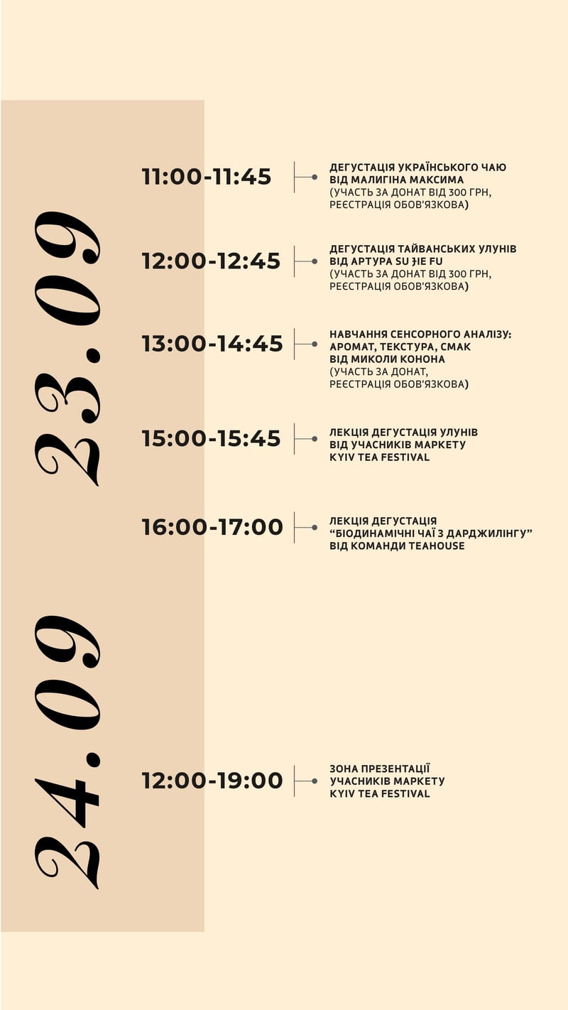 Великий фестиваль чаю Kyiv Tea Festival Великий фестиваль чаю Kyiv Tea Festival