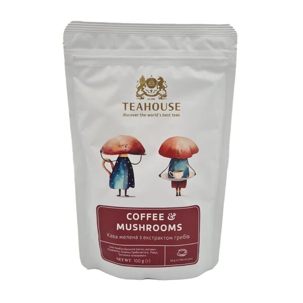 Кофе молотый с экстрактом грибов, 100г