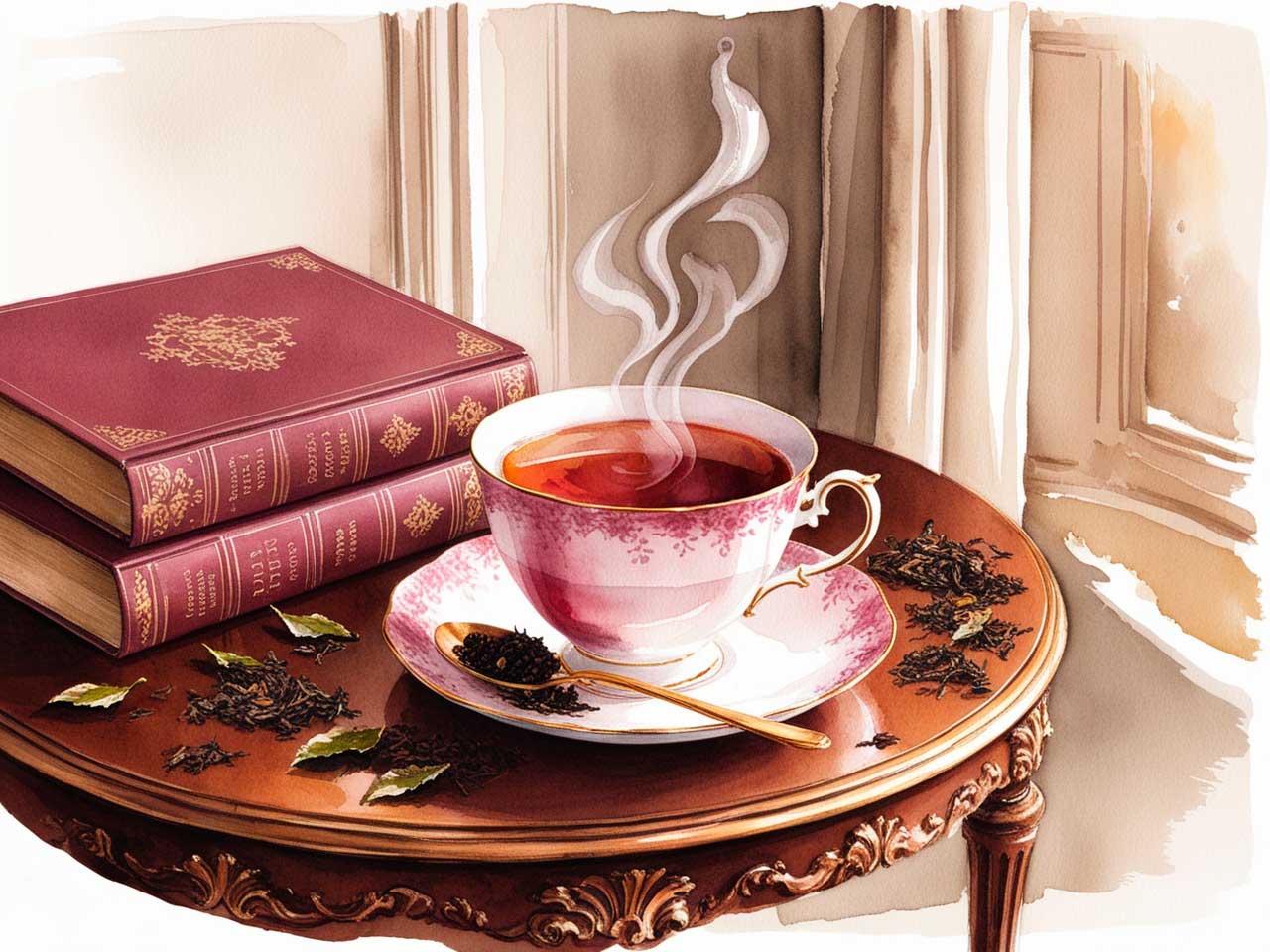 Default_A_serene_illustration_of_a_steaming_cup_of_Earl_Grey_t_2