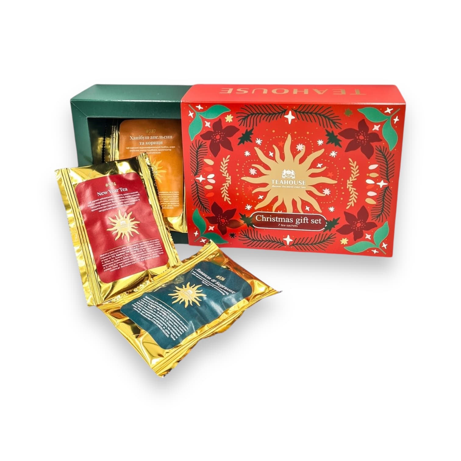 різдвяний набір 4-min Подарункова колекція чаю "Christmas gift set"