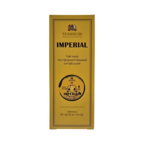Чай шу пуер Імператорський №853 у подарунковій коробці (8г*10шт)